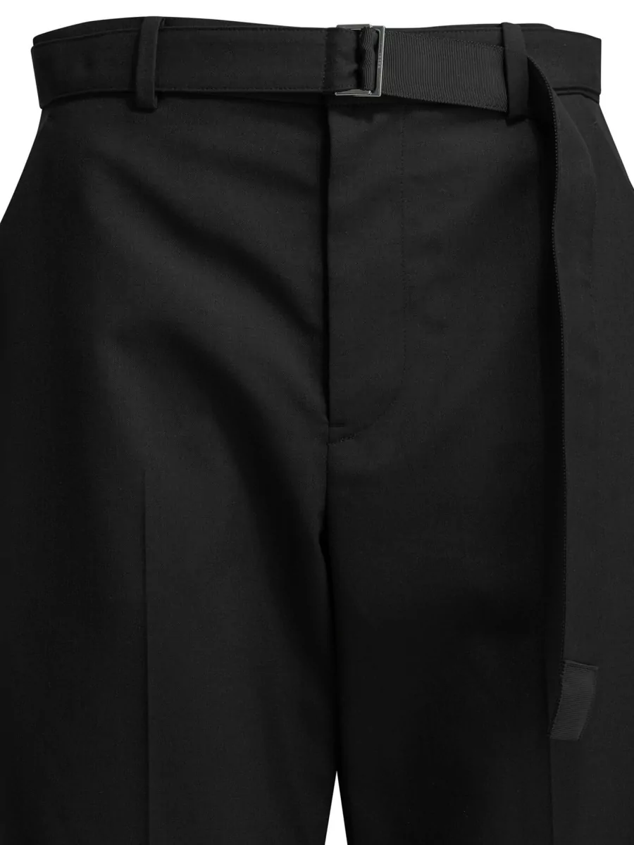 Sacai Wide-Leg Tailored Trousers