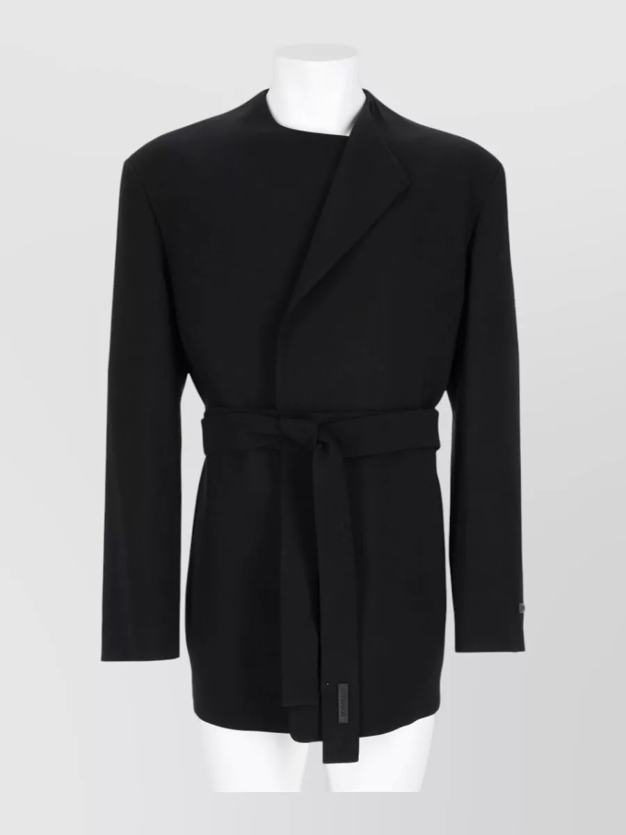 Fear Of God belted single breasted coat