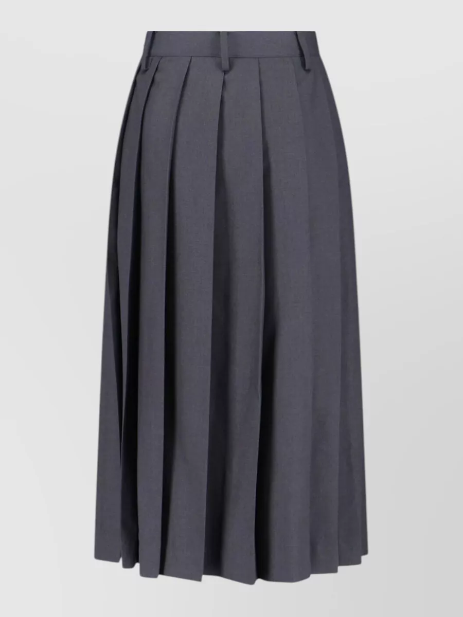 Dunst Midi Pleated Skirt