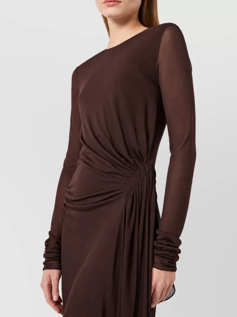 Max Mara Viscose Crepe Maxi Dress