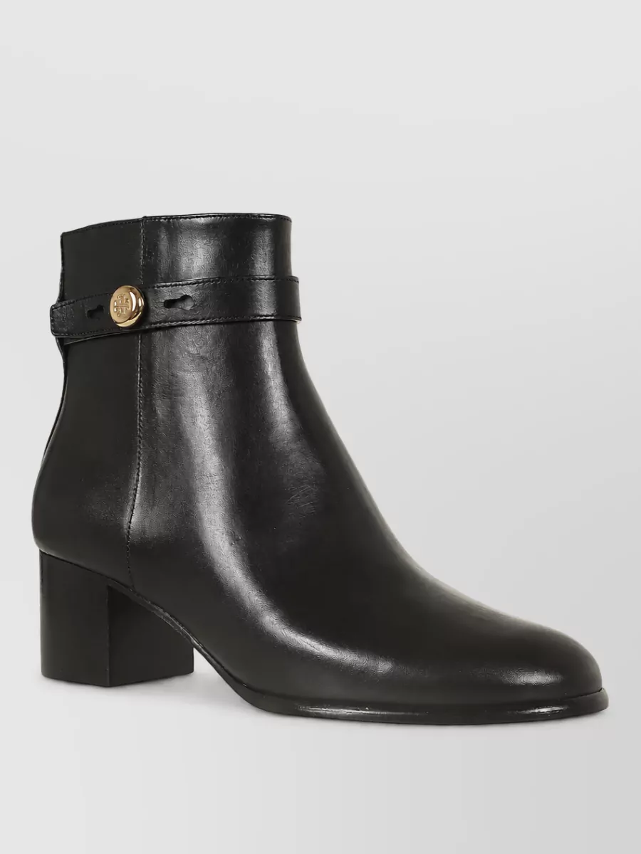 Tory Burch leather ankle boots 50mm