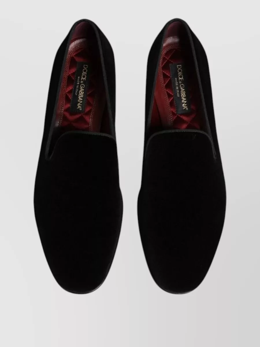 Dolce&Gabbana Velvet Slippers