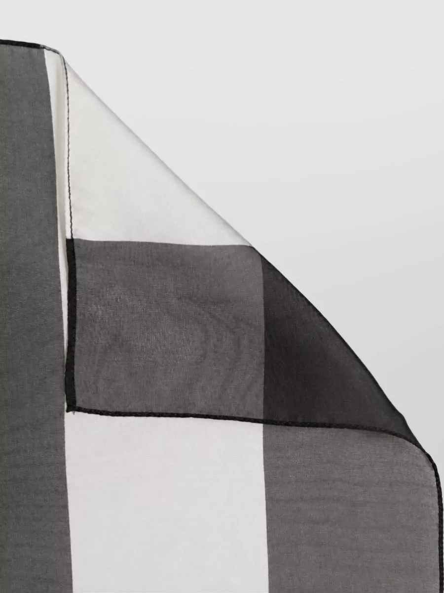 Dolce&Gabbana Silk Striped Square Scarf