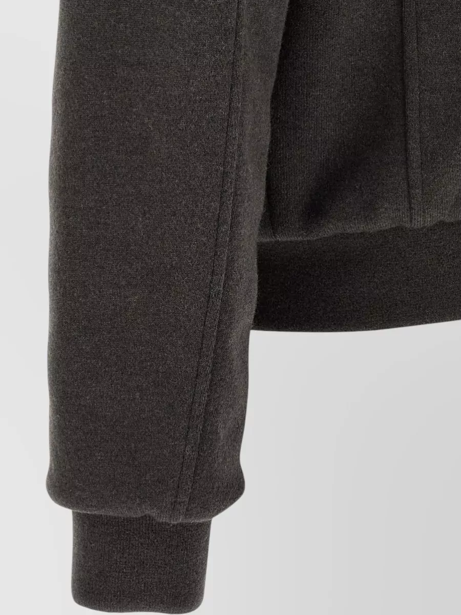 Moorer Wool Cashmere Quilted Bomber Jacket