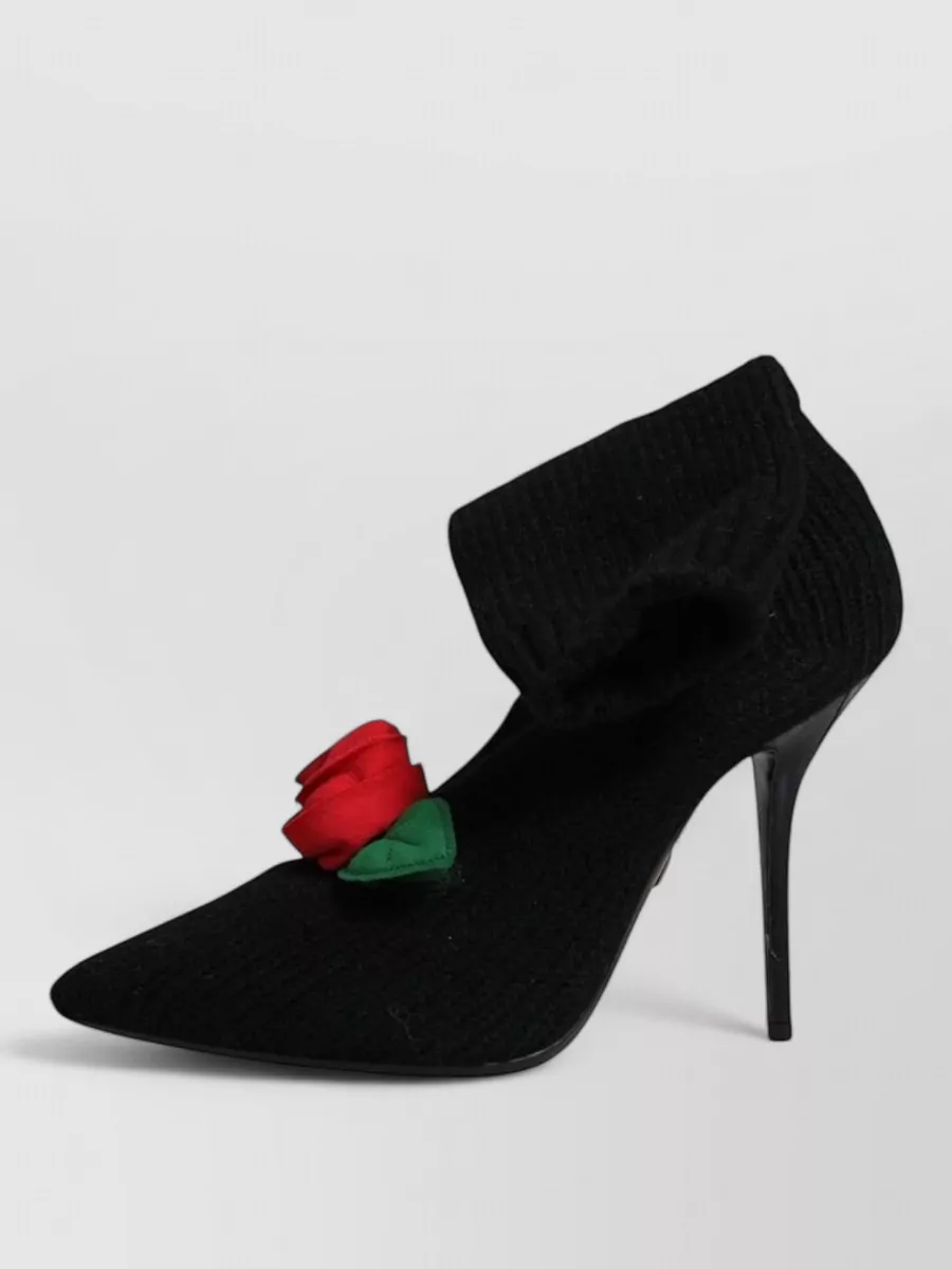 Dolce&Gabbana Stretch Fabric Stiletto Pumps