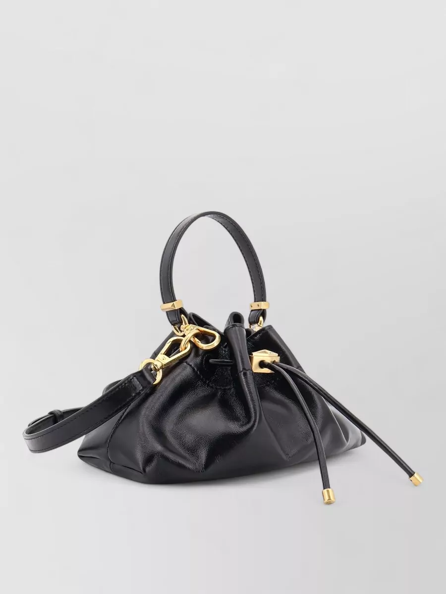 Jimmy Choo Cinch Small Leather Bucket Bag