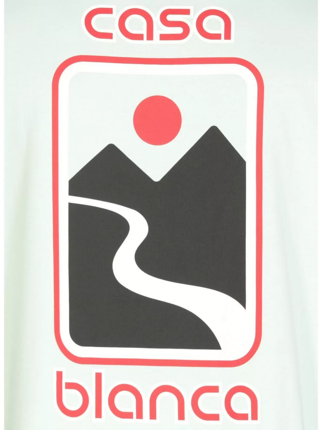 Casablanca Crew Neck Graphic Print Short Sleeves