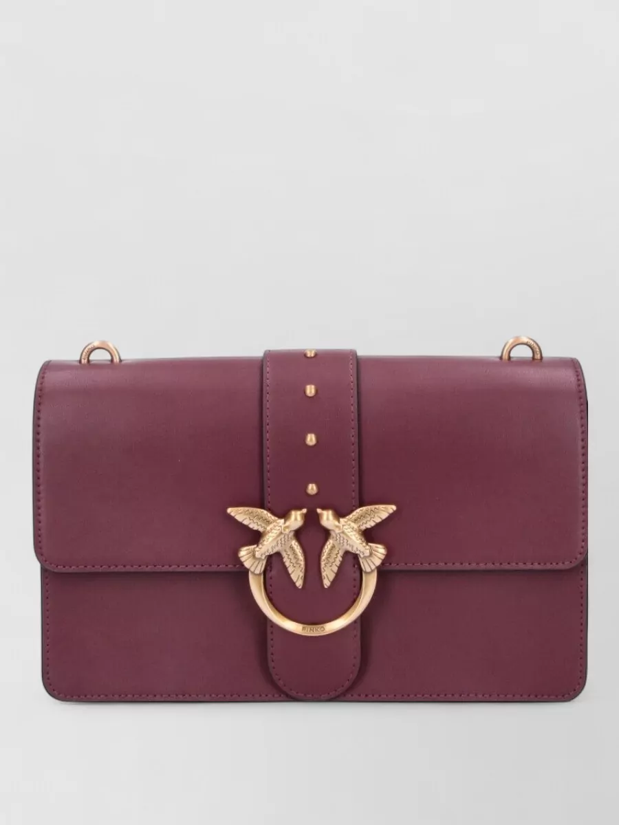 Pinko love bag leather clutch bag