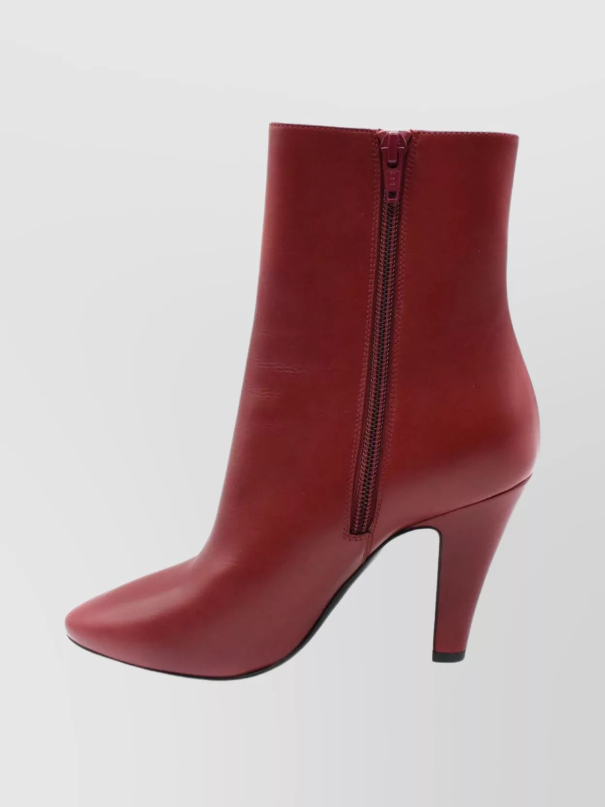 Saint Laurent Ankle Length Pointed Toe Smooth Finish Booties