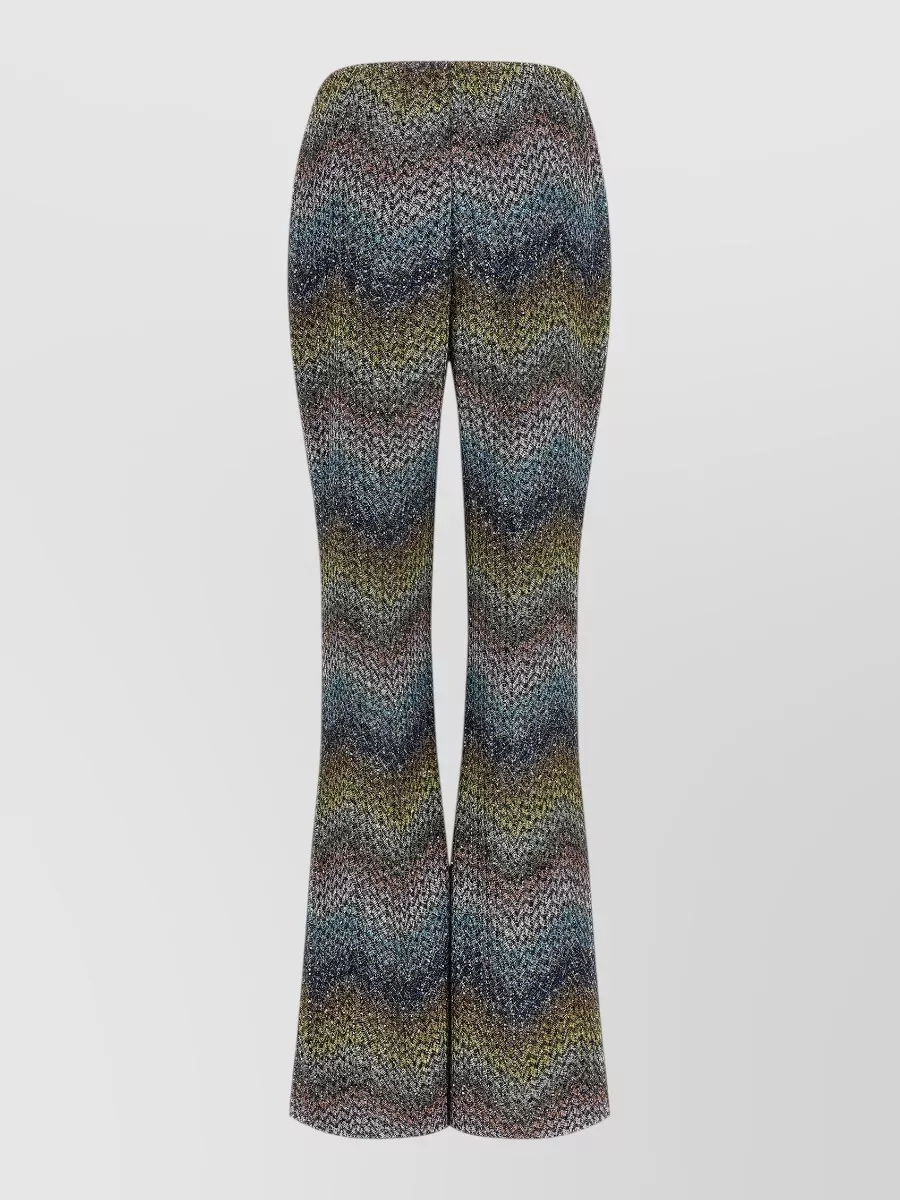 Missoni Lamé flared trousers