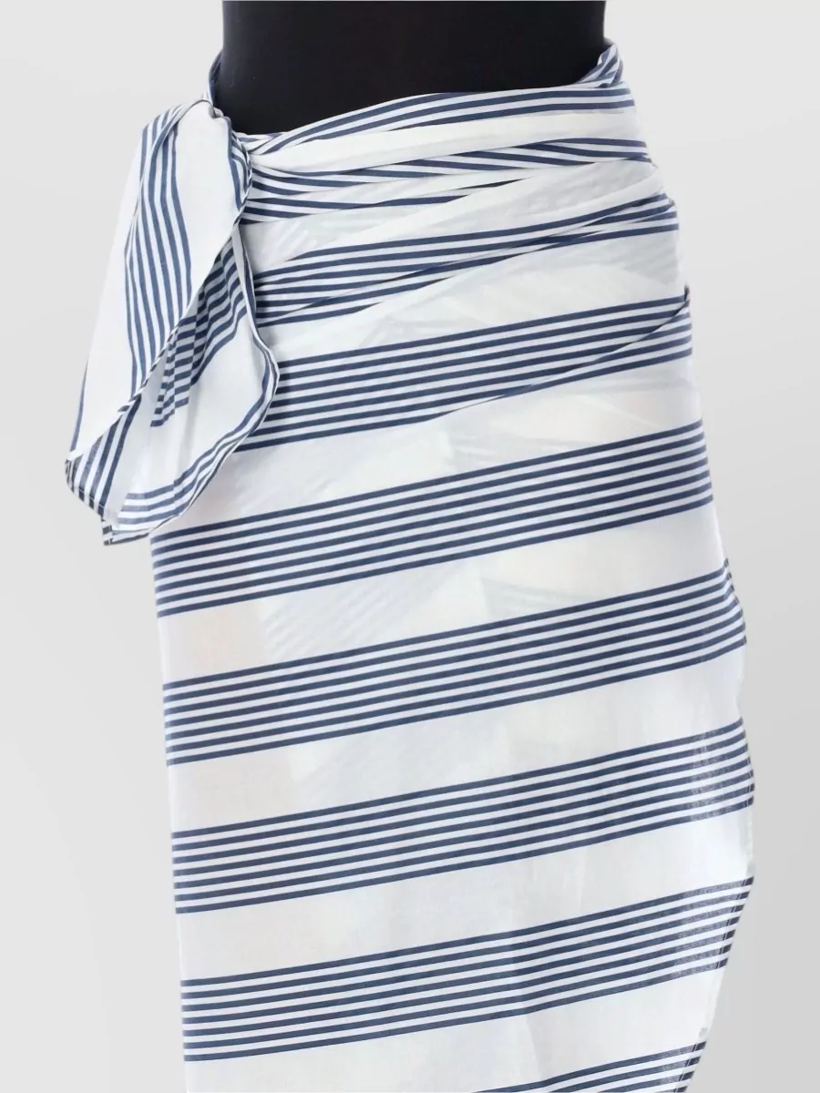 The Frankie Shop cotton wrap skirt
