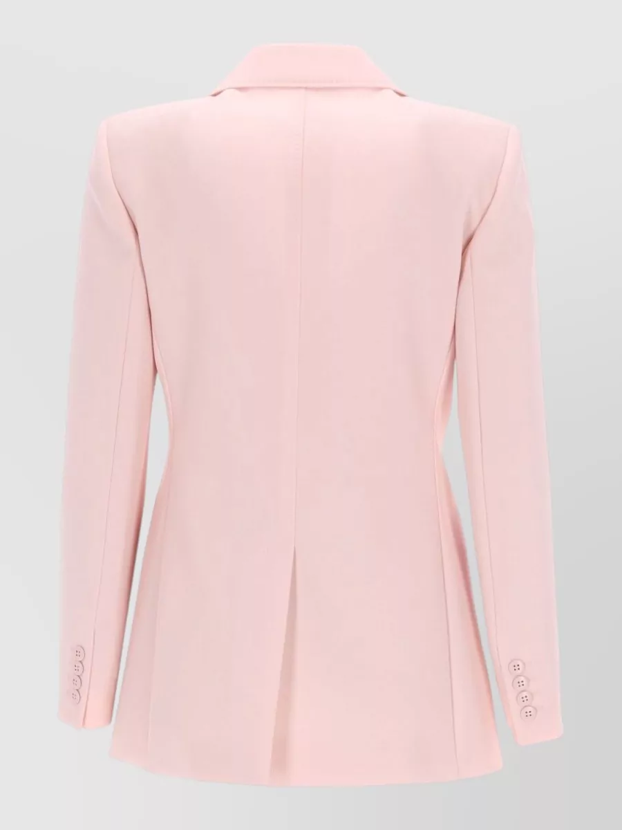 Max Mara Virgin Wool Fitted Double-Breasted Jacket