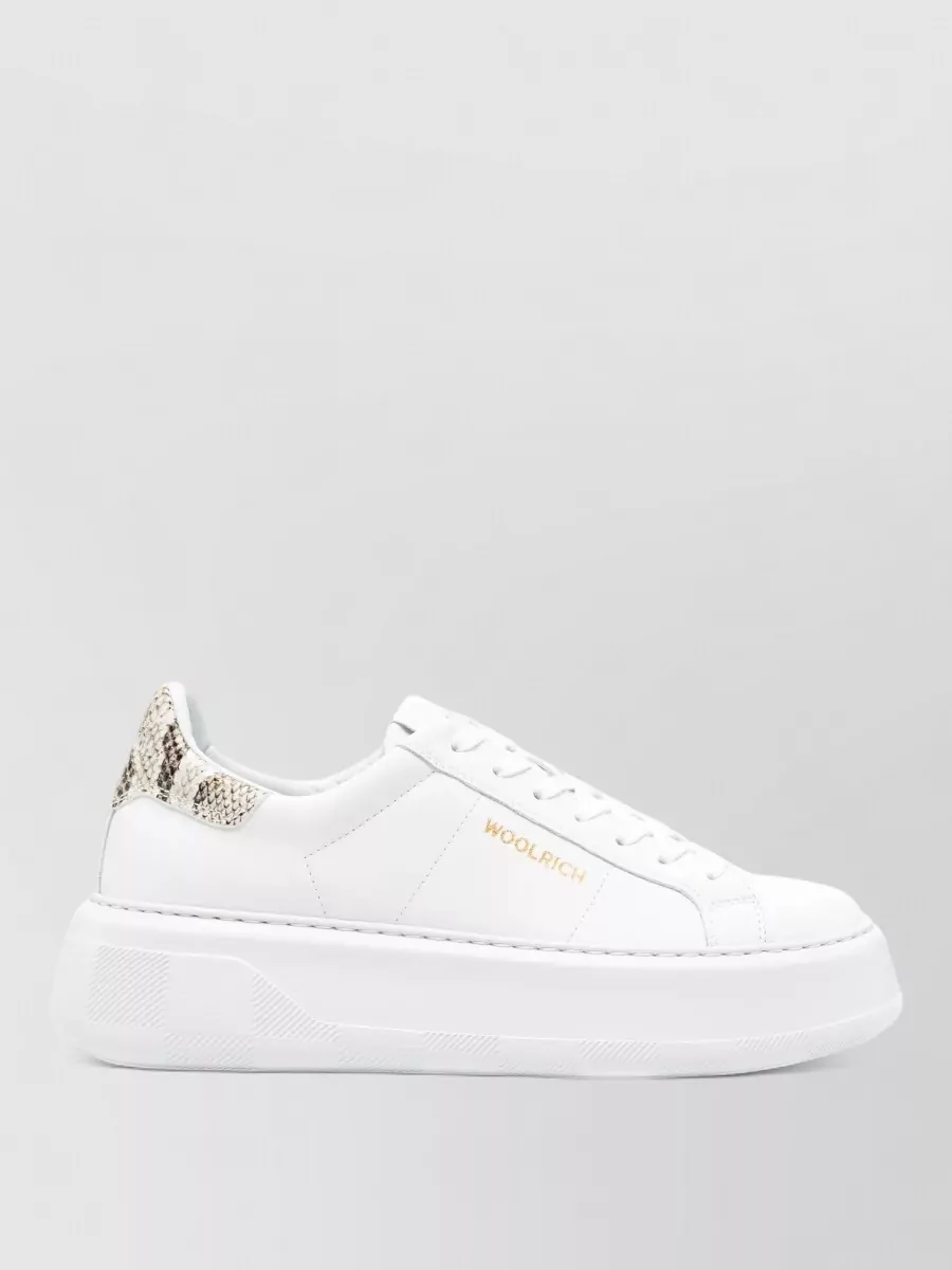Woolrich Leather Low-Top Sneakers