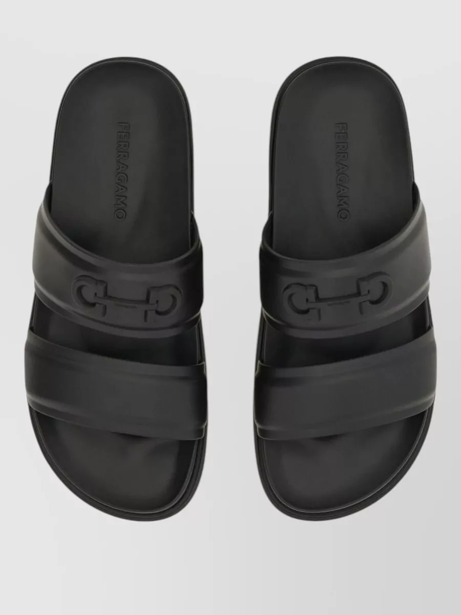 Ferragamo Rubber Slide Sandals