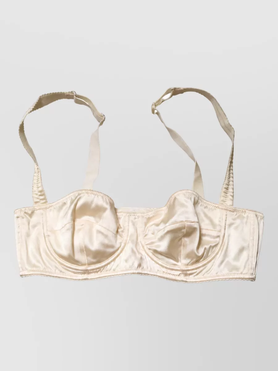 Dolce&Gabbana silk underwire balconette bra