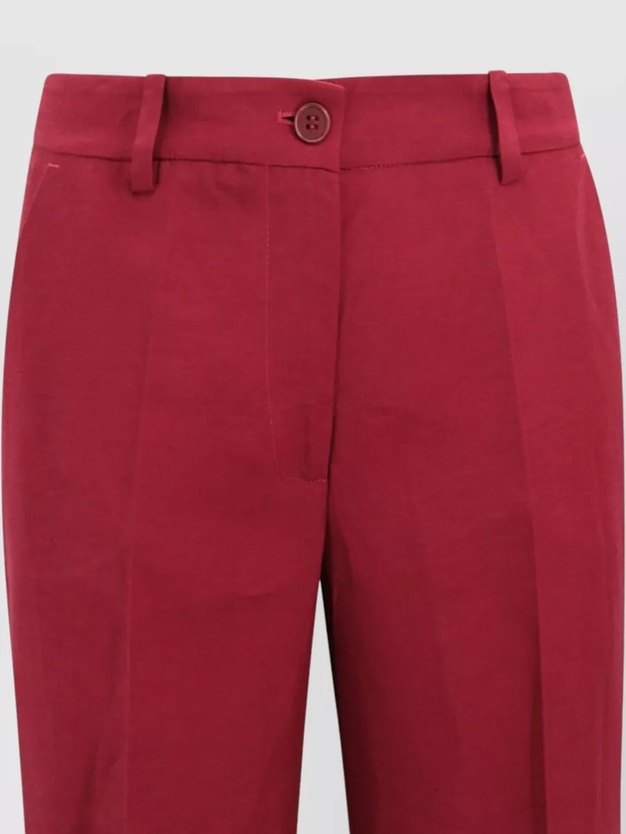 Parosh Wool Straight-Leg Trousers