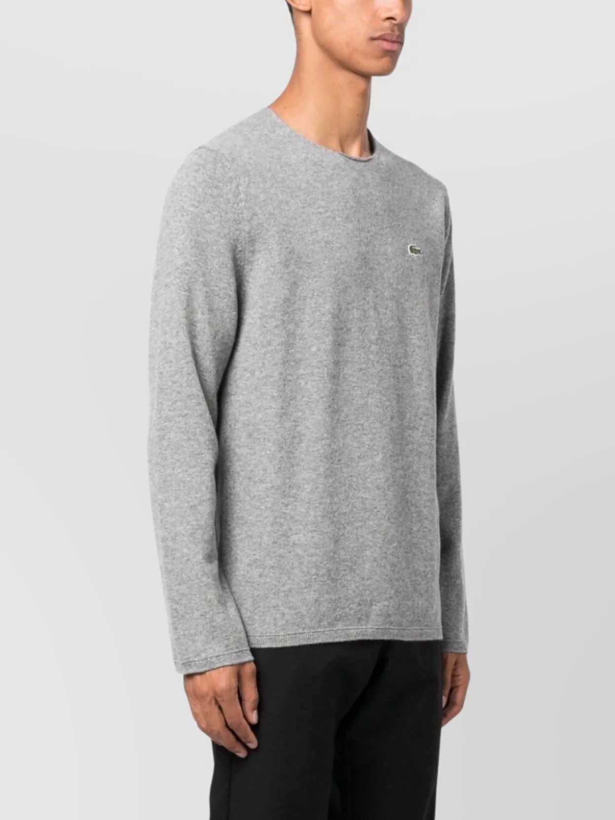 Comme Des Garçons Intarsia-Knit Logo Wool Jumper