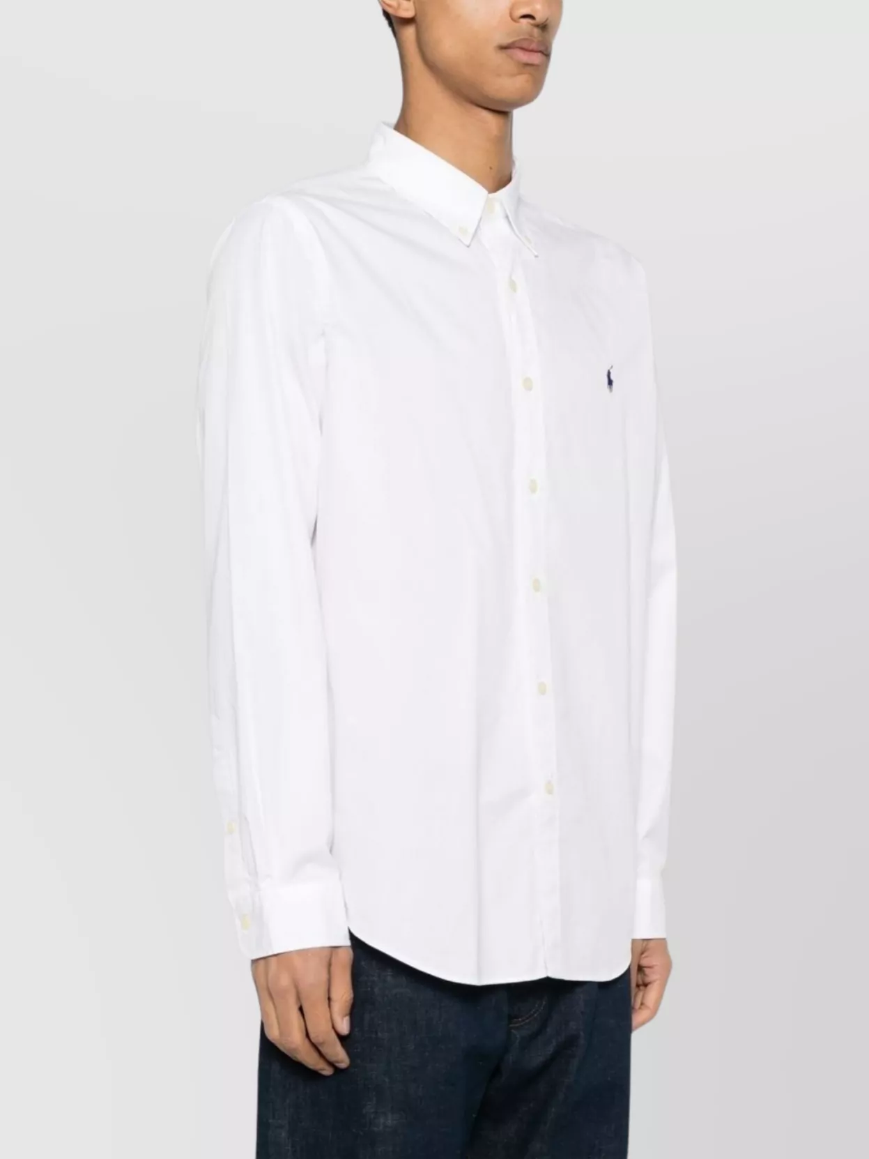 Ralph Lauren Shirt Logo Box-Pleat Detail