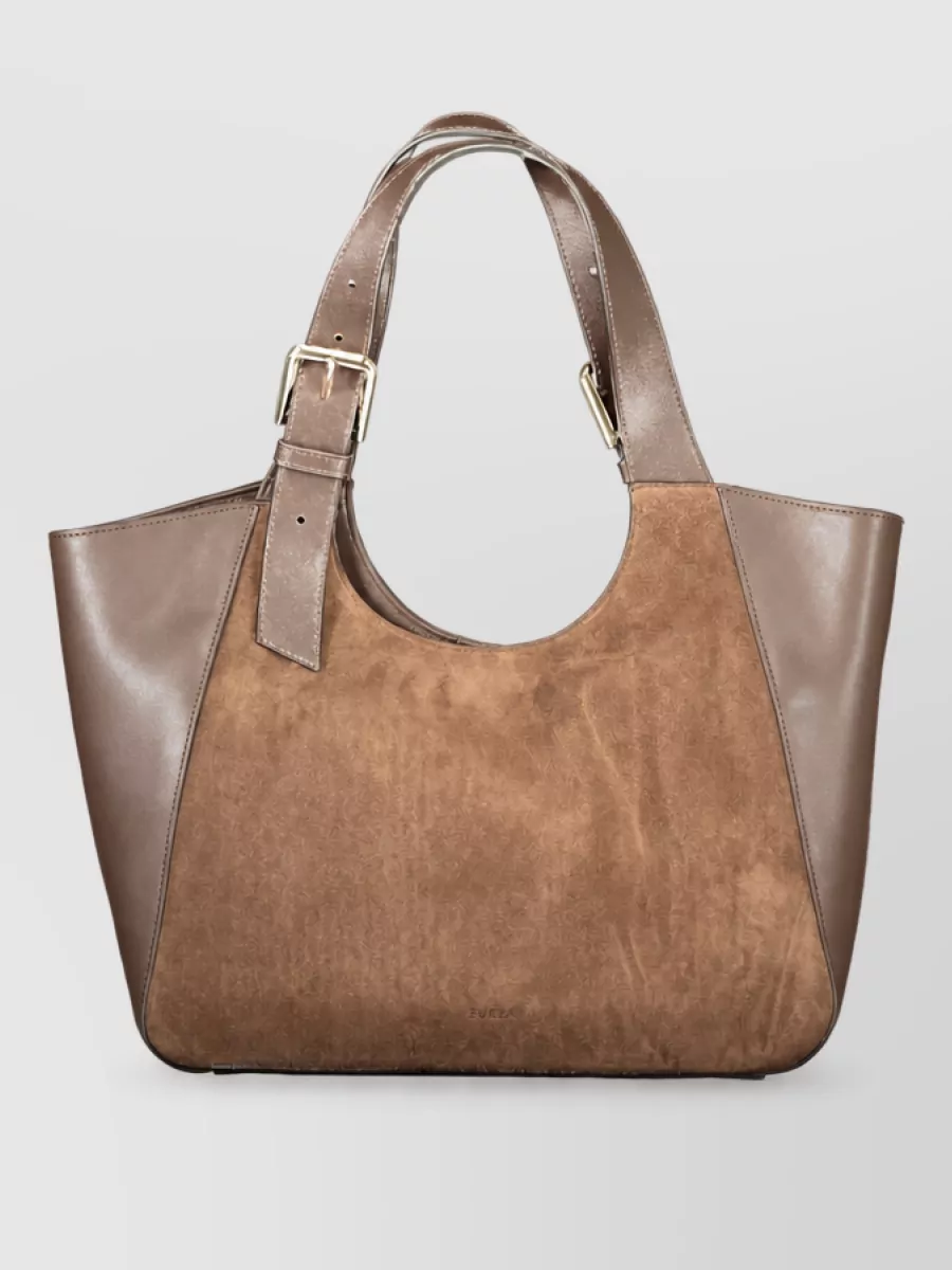 Furla leather tote bag