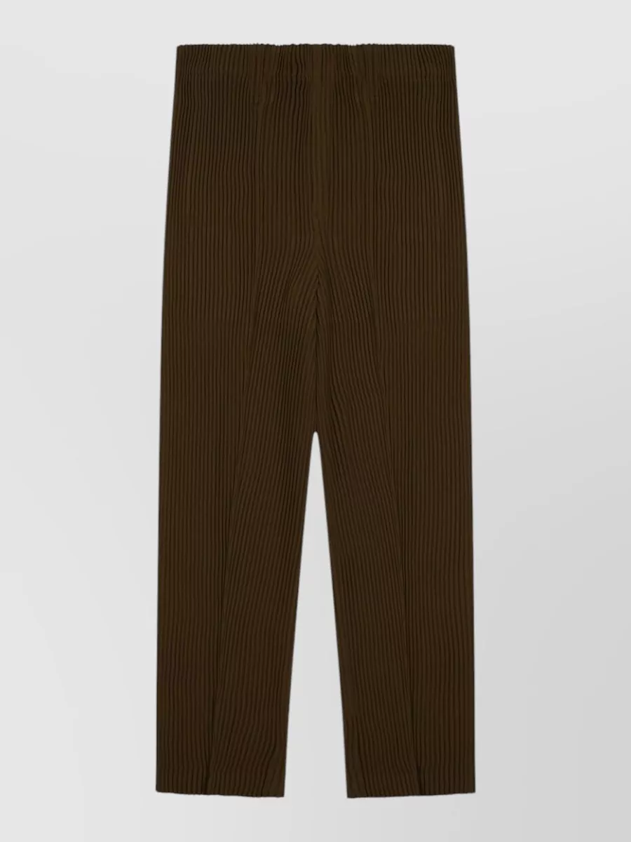 Homme Plisse Issey Miyake Pleated Straight-Leg Trousers