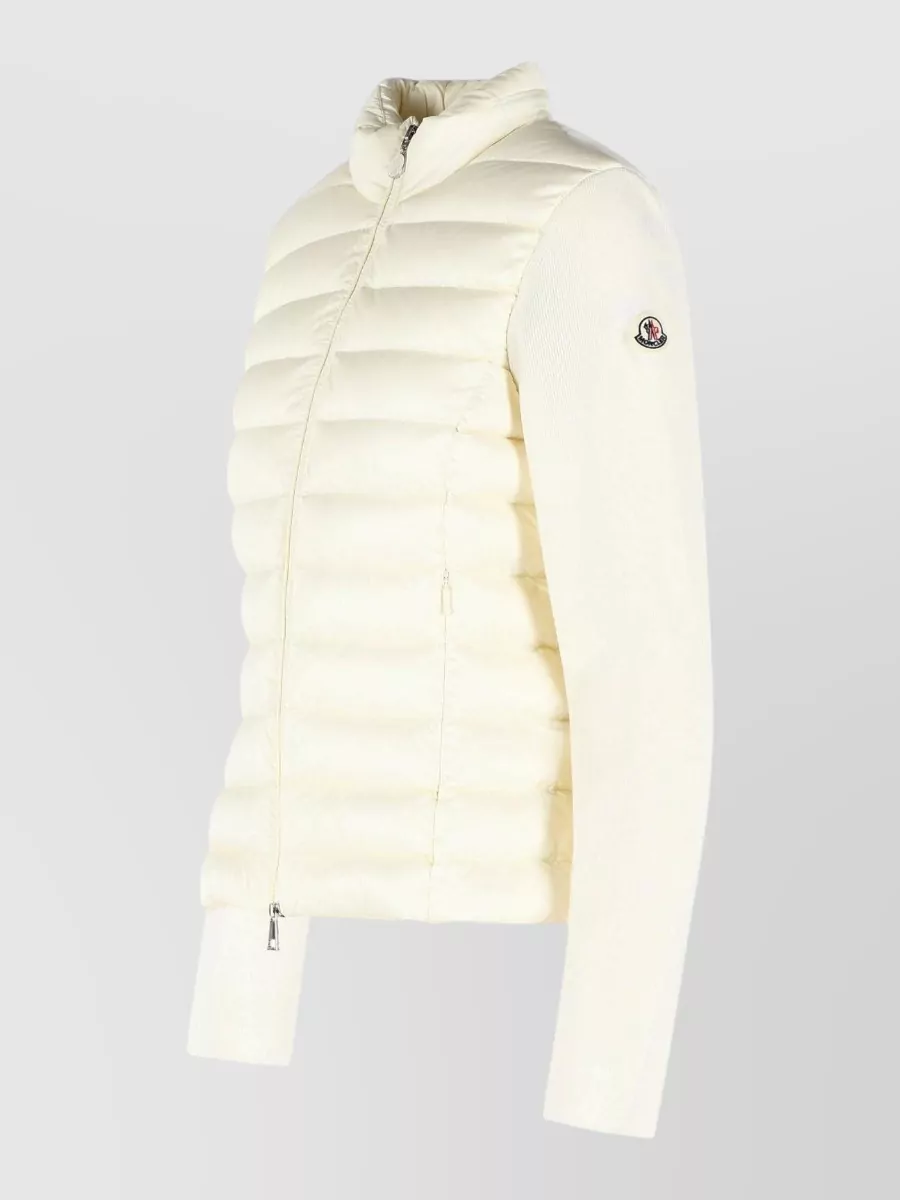Moncler Padded Virgin Wool Cardigan