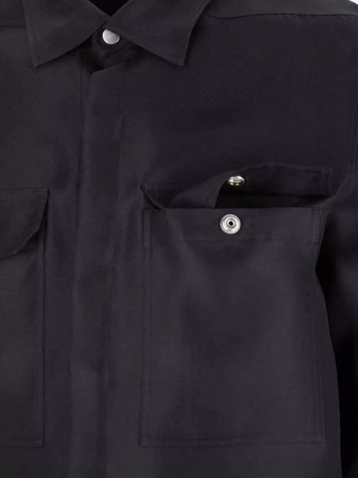 Rick Owens Casual Shirt With Long Sleeves And Chest Pockets