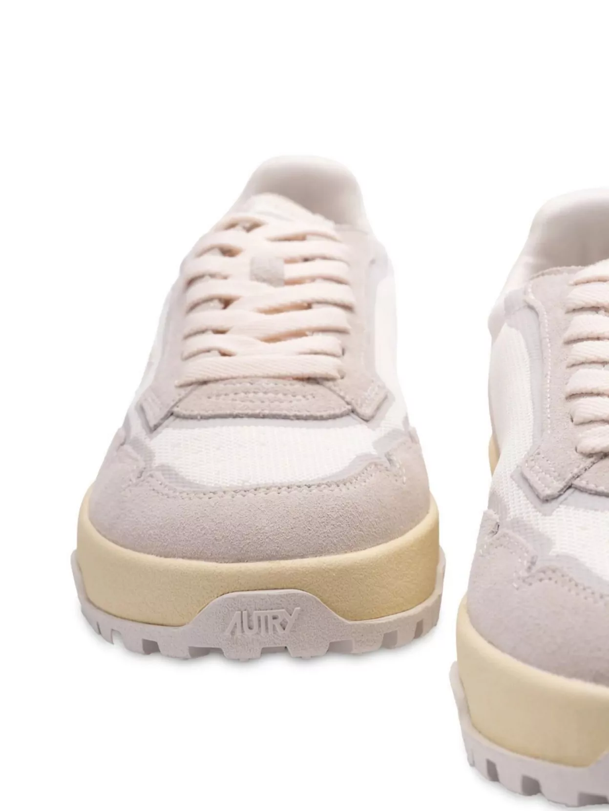 Autry Low-Top Sneakers With Mesh And Suede