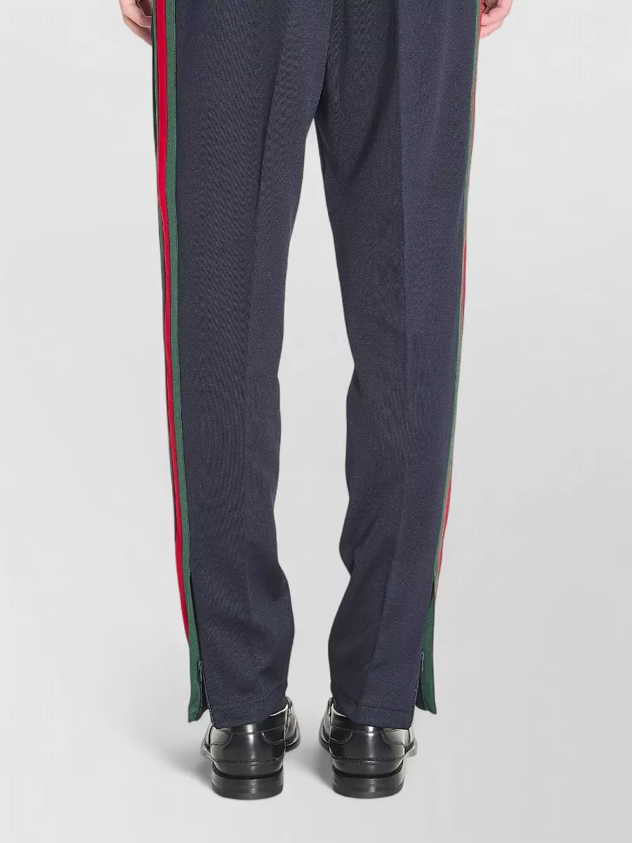 Gucci Web Stripe Technical Jersey Sport Trousers