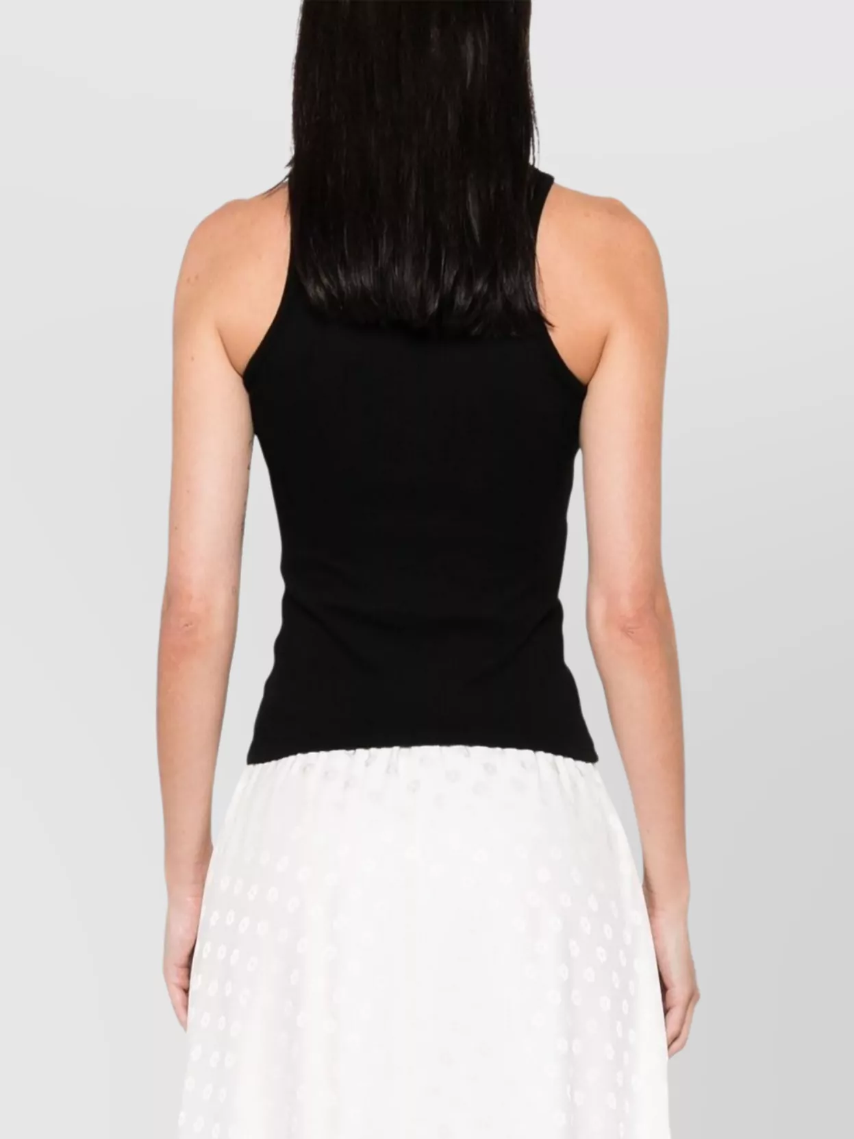 Vivienne Westwood 90s Orb-embellished Ribbed Tank Top Clothing In Black