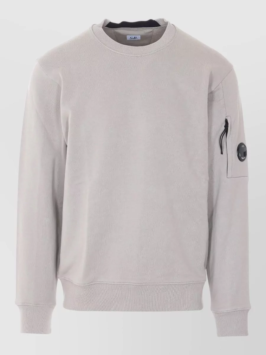 C.p. Company Cotton Ribbed Crewneck Sweatshirt