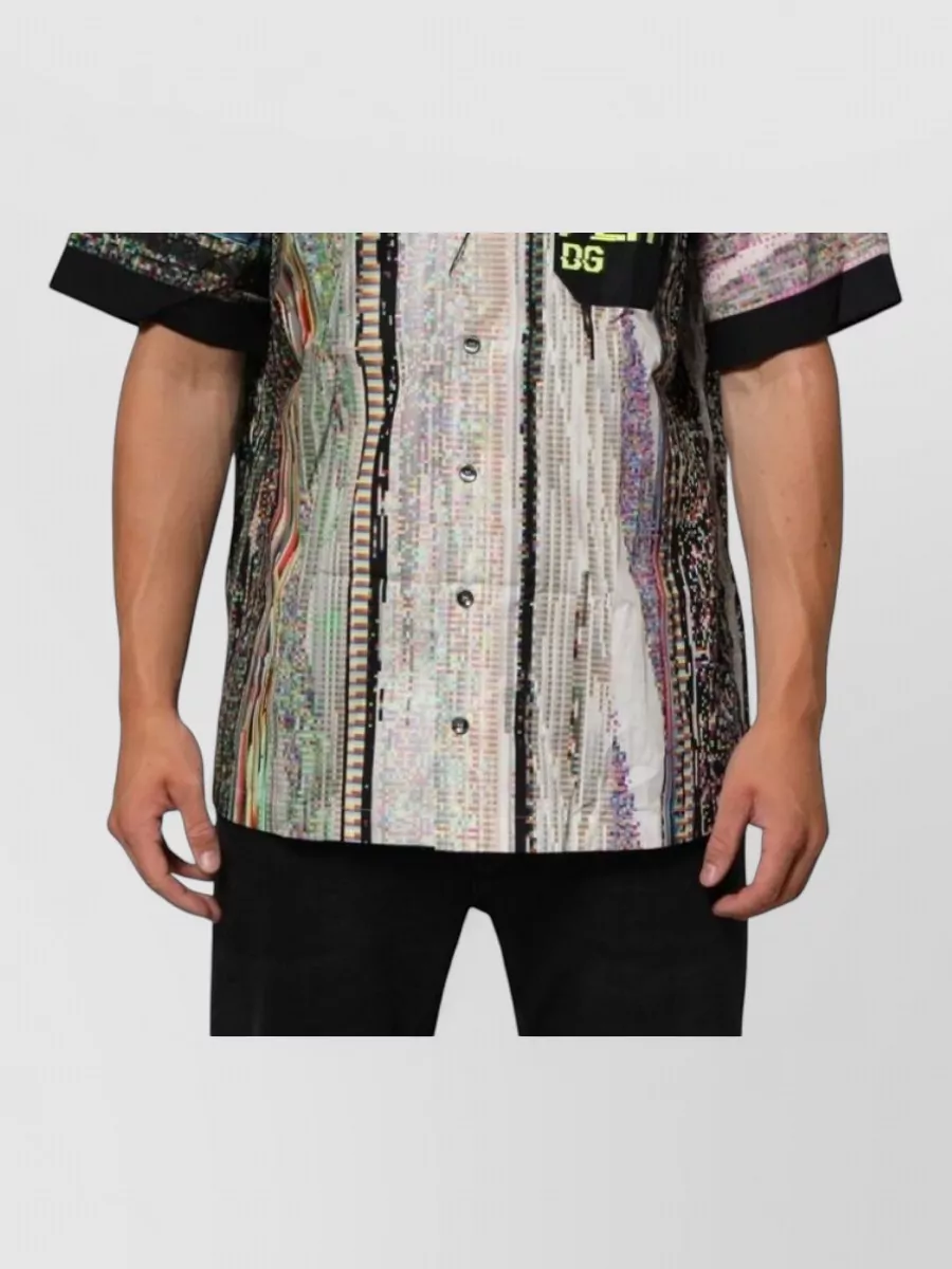 Dolce&Gabbana Printed short-sleeve shirt