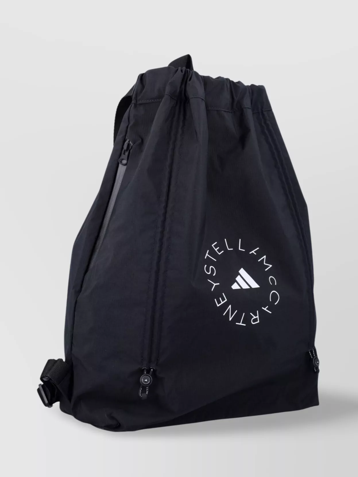 ADIDAS BY STELLA MCCARTNEY GYMSACK BACKPACK WITH ADJUSTABLE STRAPS AND SIDE ZIPPER POCKET