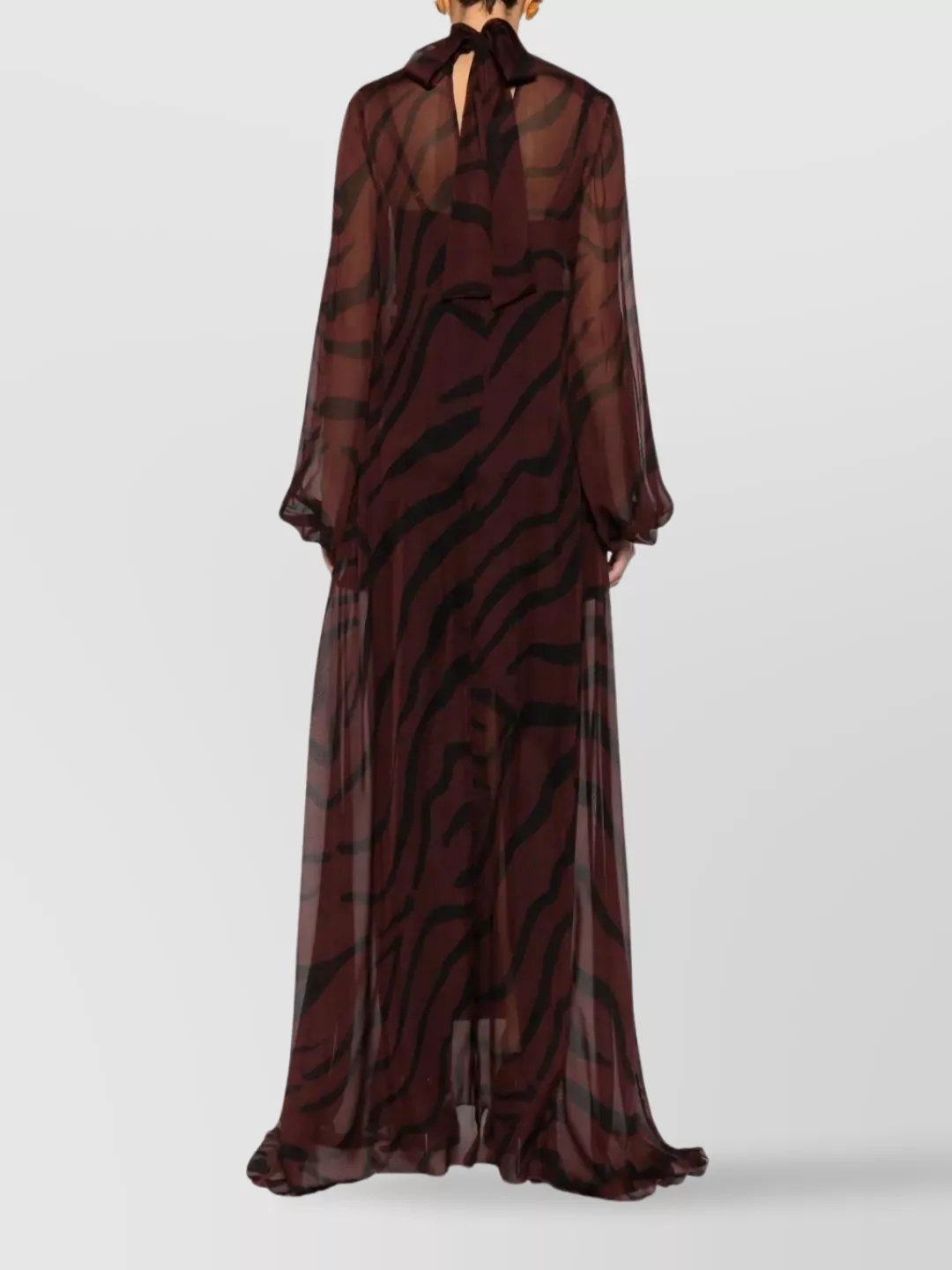 Raquel Diniz Stylish Kaftan Balloon Sleeves In Red