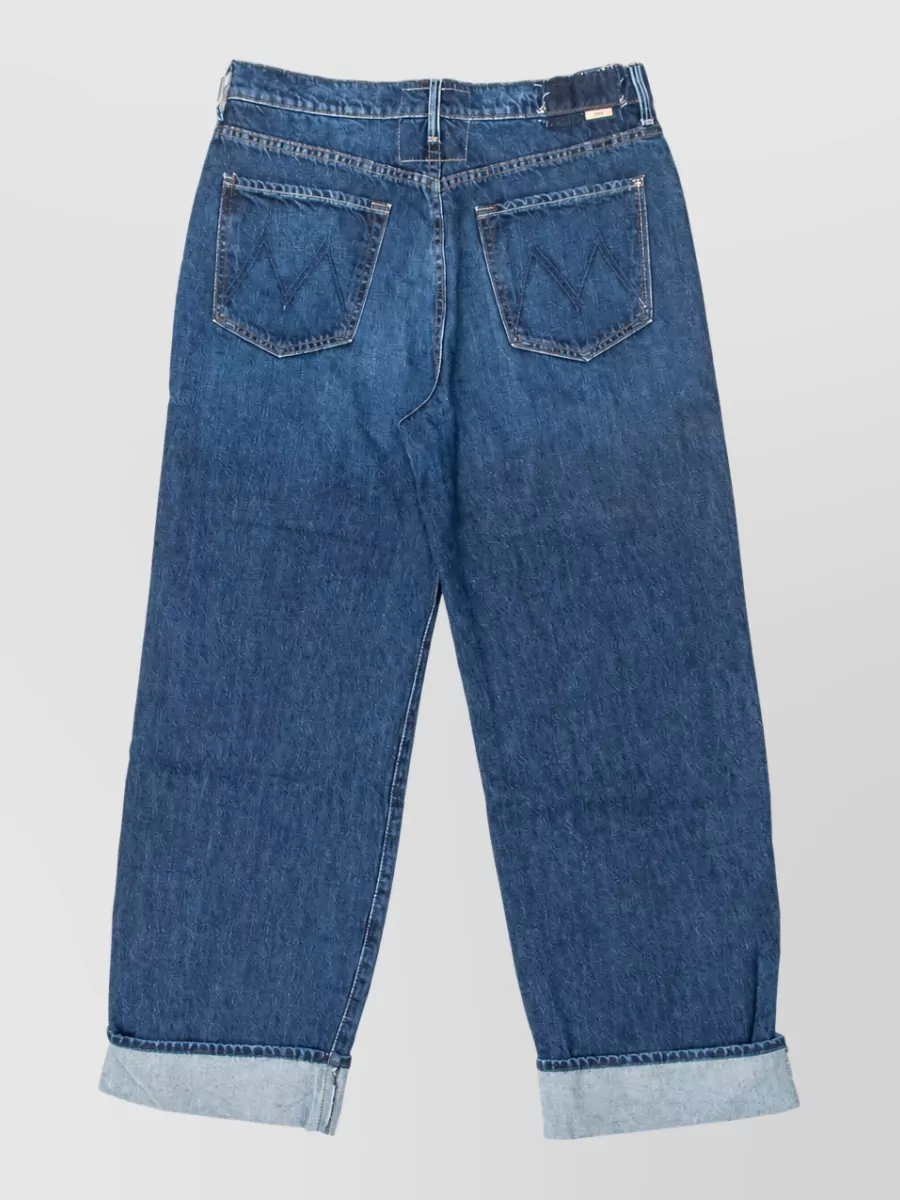 Mother Denim Straight-Leg Jeans