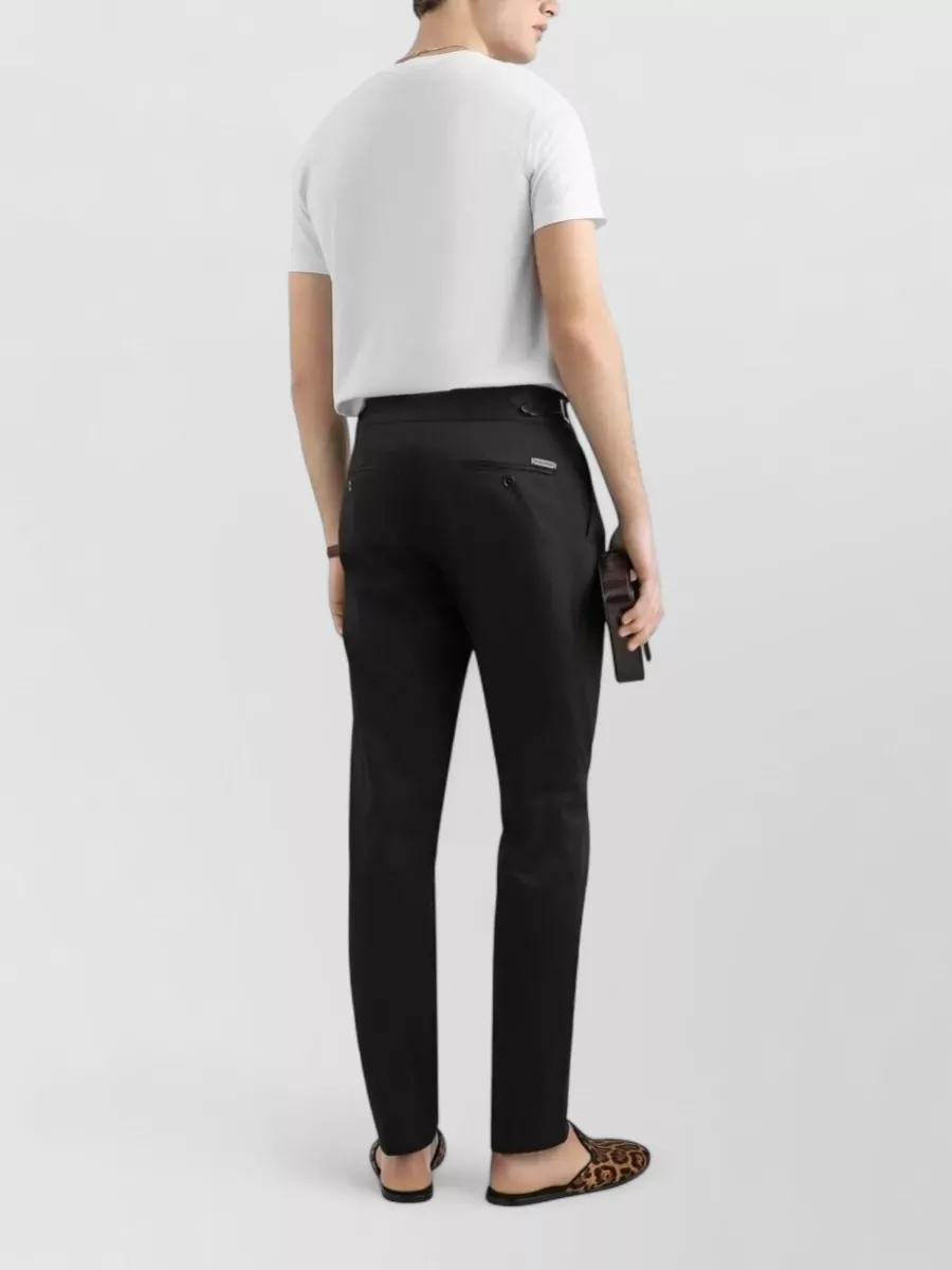 Dolce&Gabbana Cotton Logo Crest Crew Neck T Shirt