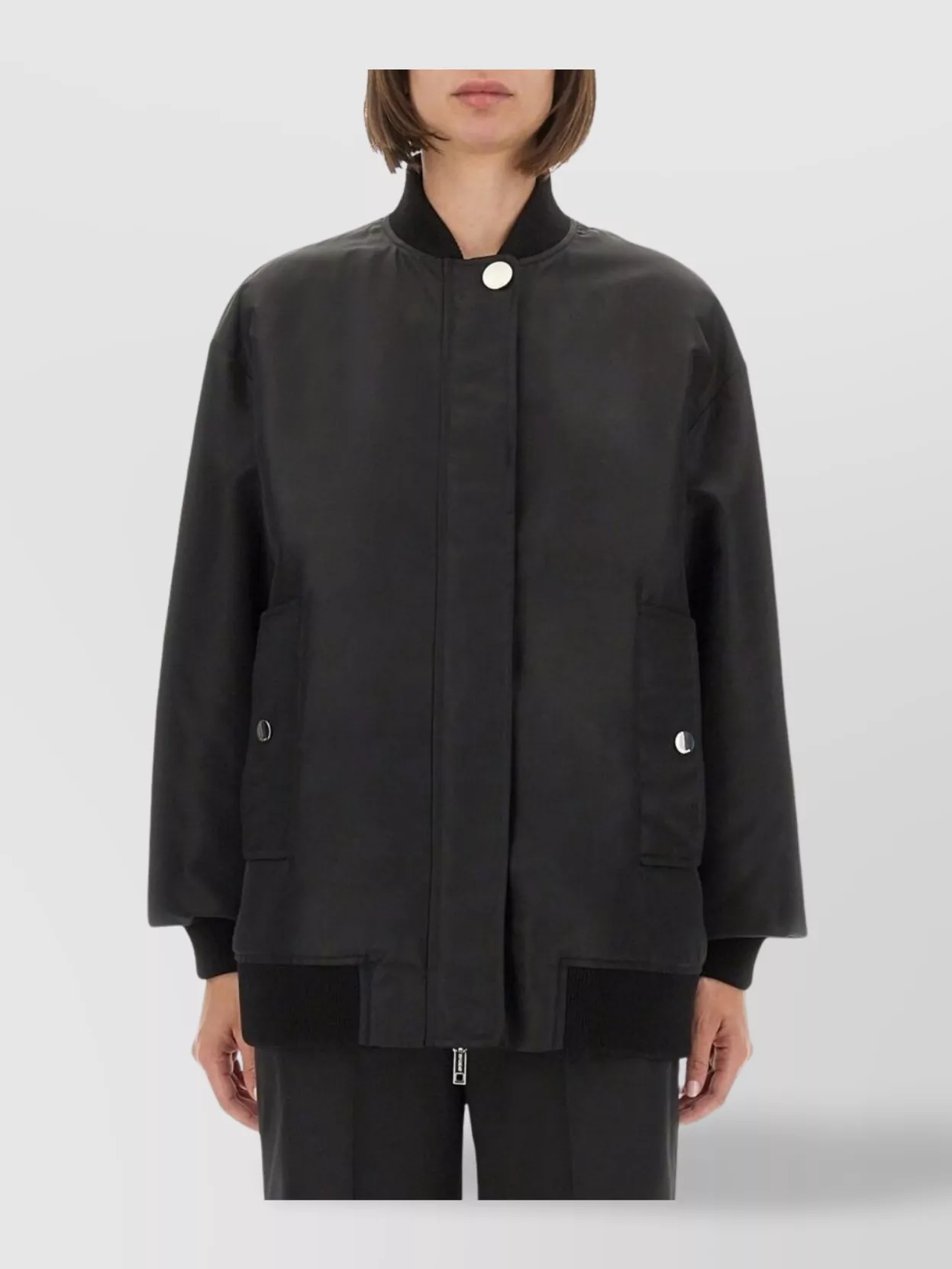 Sportmax Relaxed Fit Bomber Jacket Agape