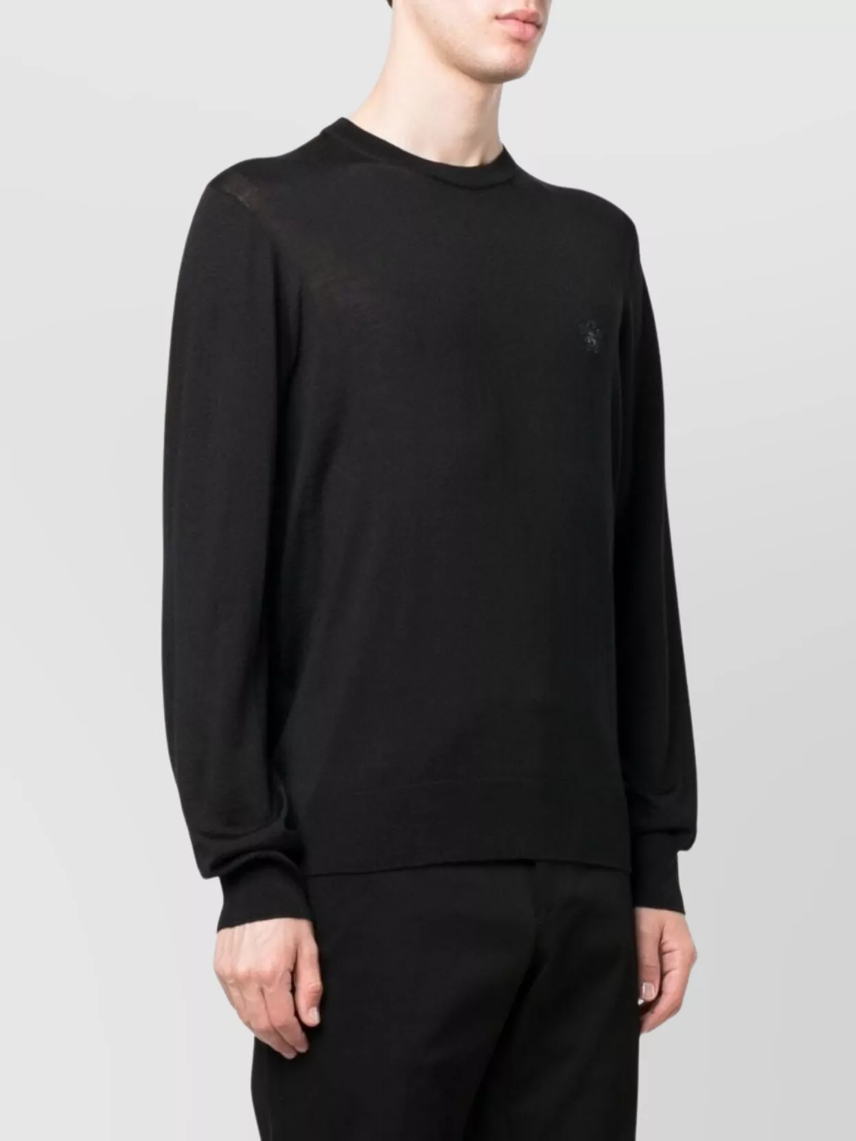 Versace Crewneck Sweater With Medusa Head Motif