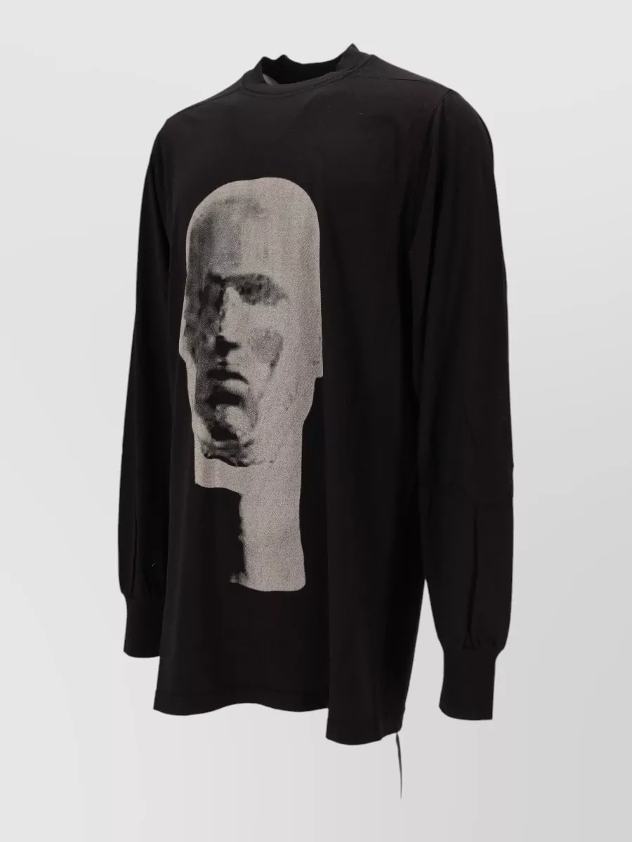 Rick Owens Drkshdw Jumbo Long Sleeve Graphic T-Shirt