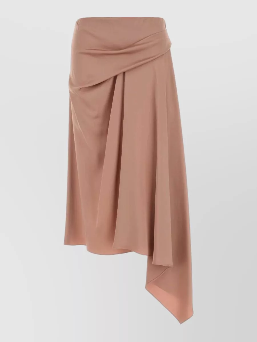 Stella Mccartney Asymmetric satin skirt
