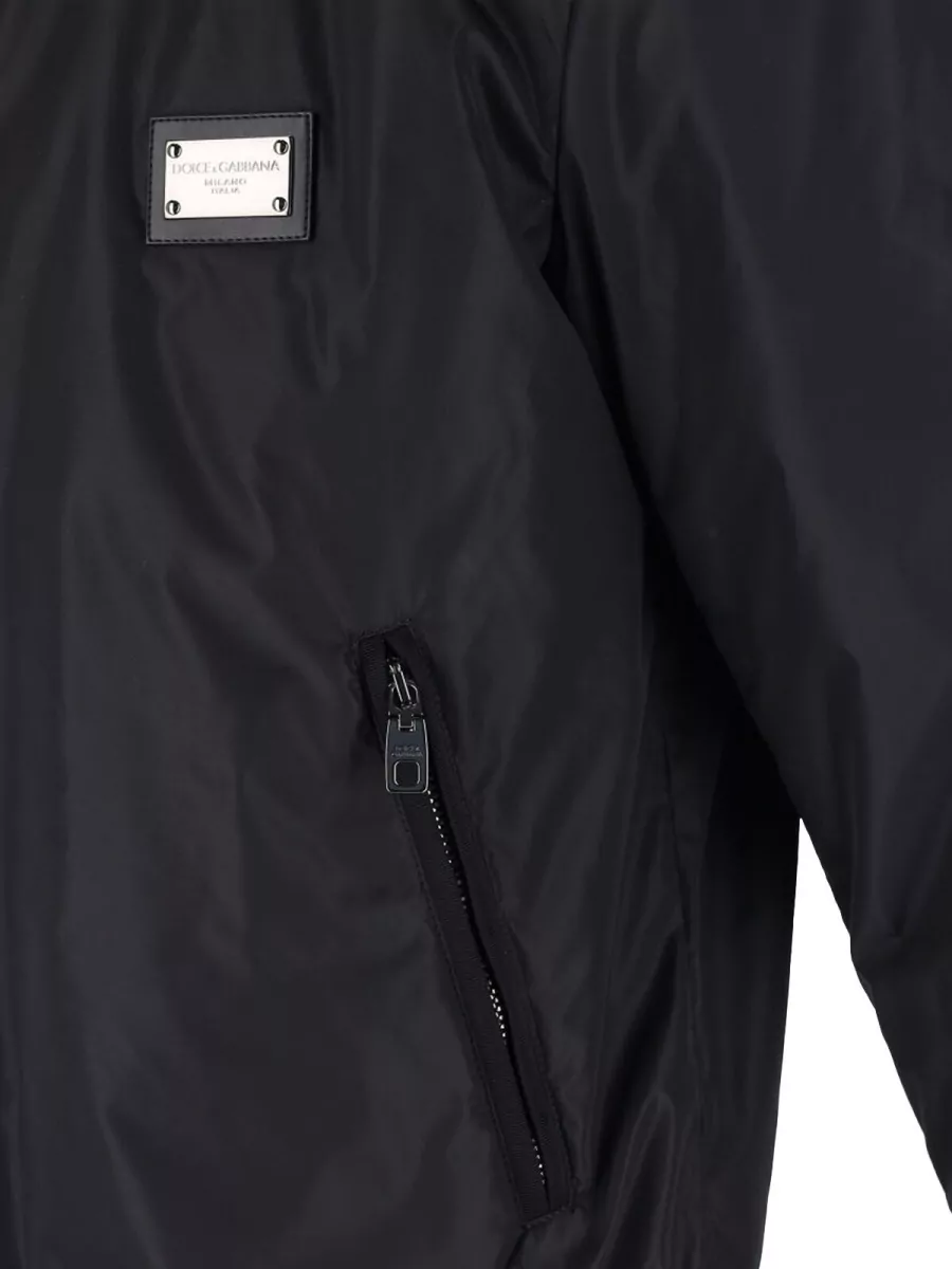 Dolce&Gabbana Quilted Nylon Bomber Jacket