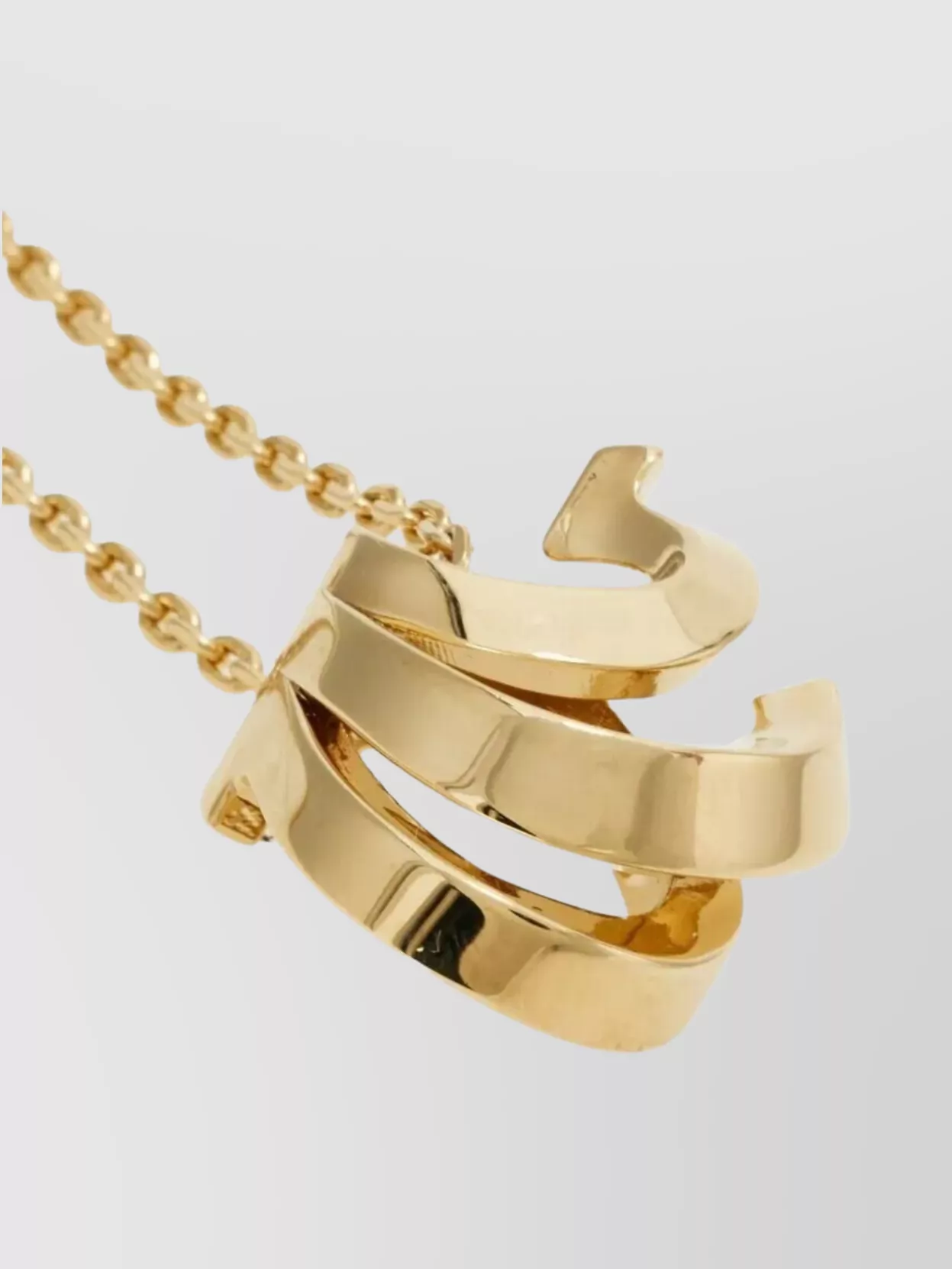 Ferragamo Link Chain Pendant Necklace