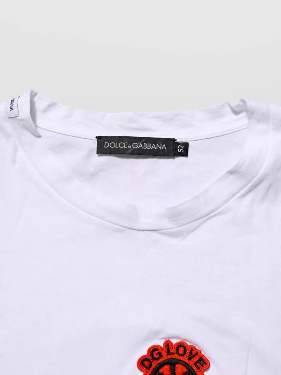 Dolce&Gabbana Cotton Crew Neck T-Shirt
