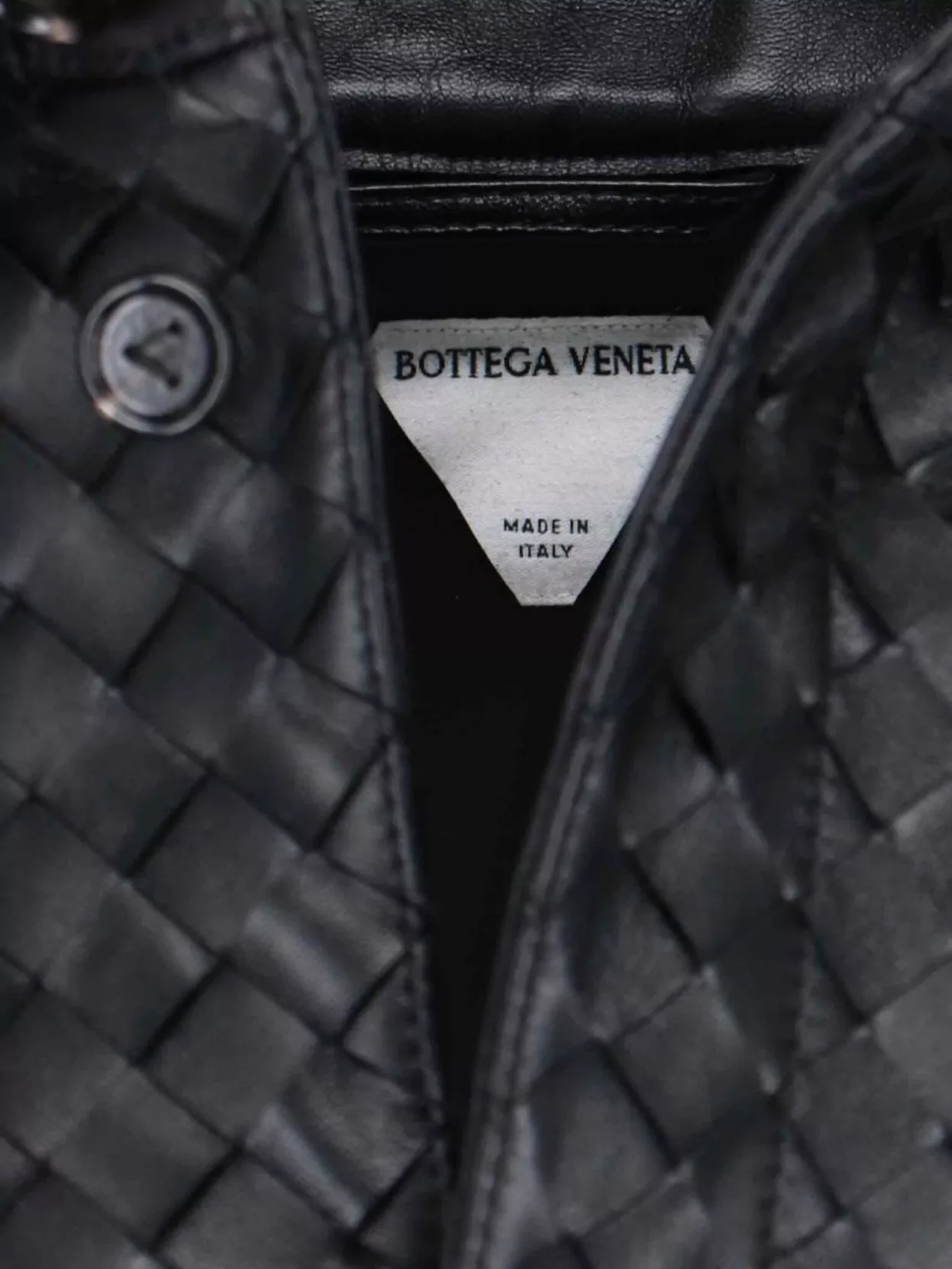 Bottega Veneta Collared Neck Long Sleeves Woven Texture