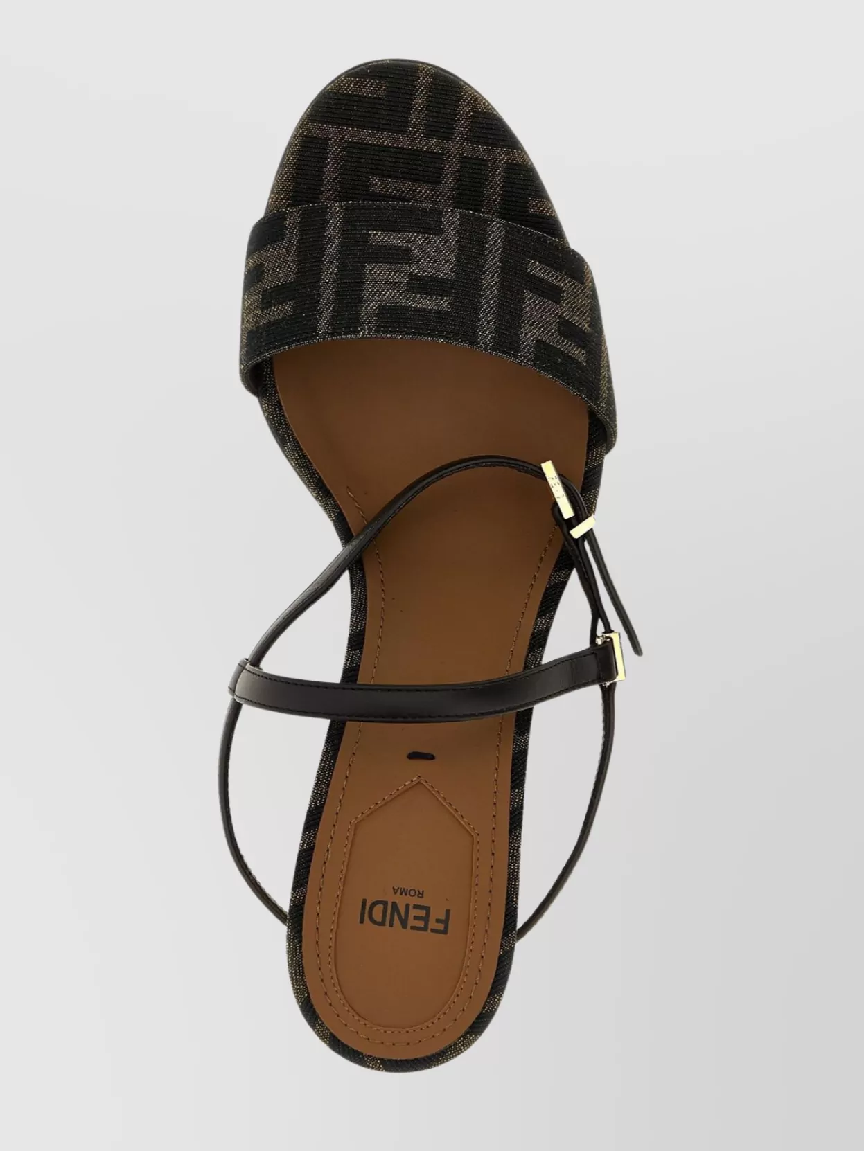 Fendi 'Delfina' Block Heel Sandals