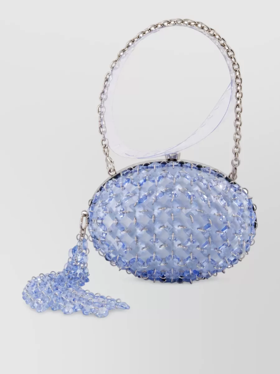 Self-Portrait diamante clutch bag