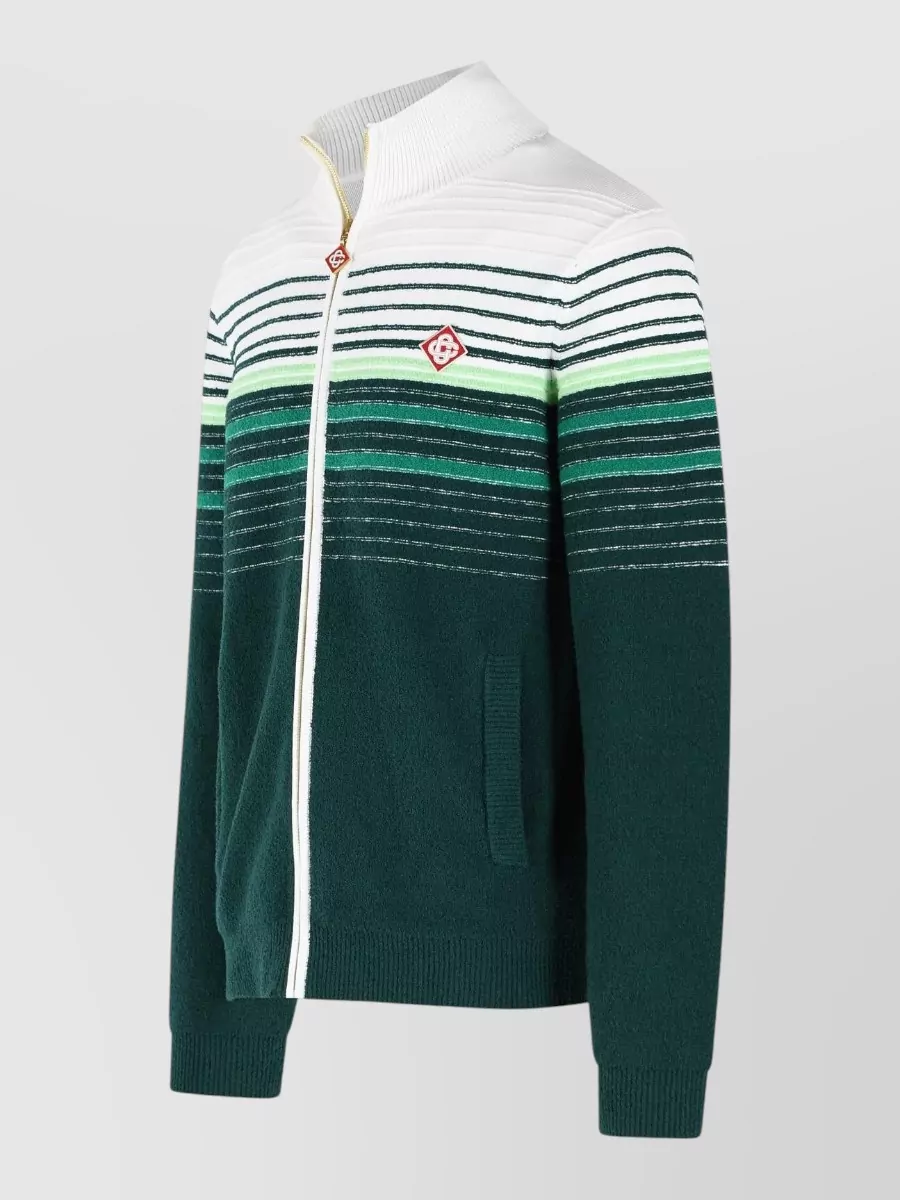 Casablanca Cotton-Blend Zip Lightweight Jacket