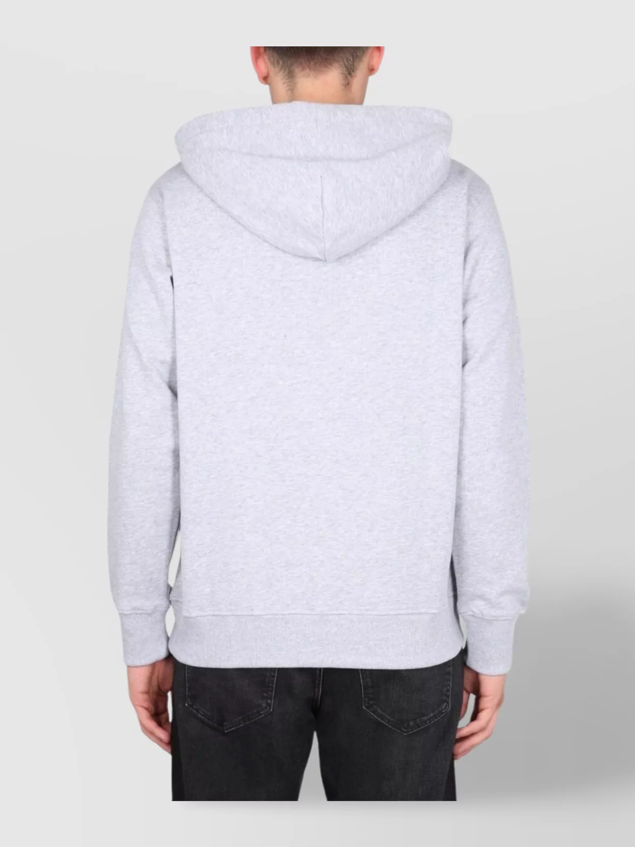 Shop Versace Jeans Couture Logo Hooded Cross-neck Sweater