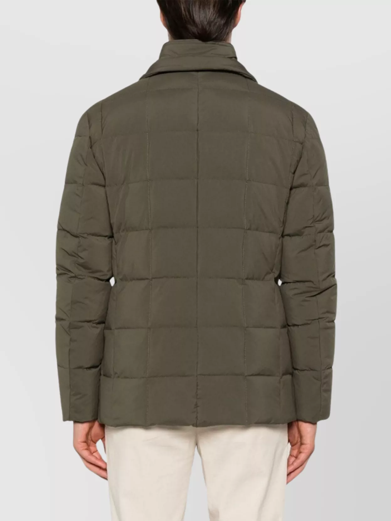 Fay Quilted Padded Coat Chest Welt Pocket