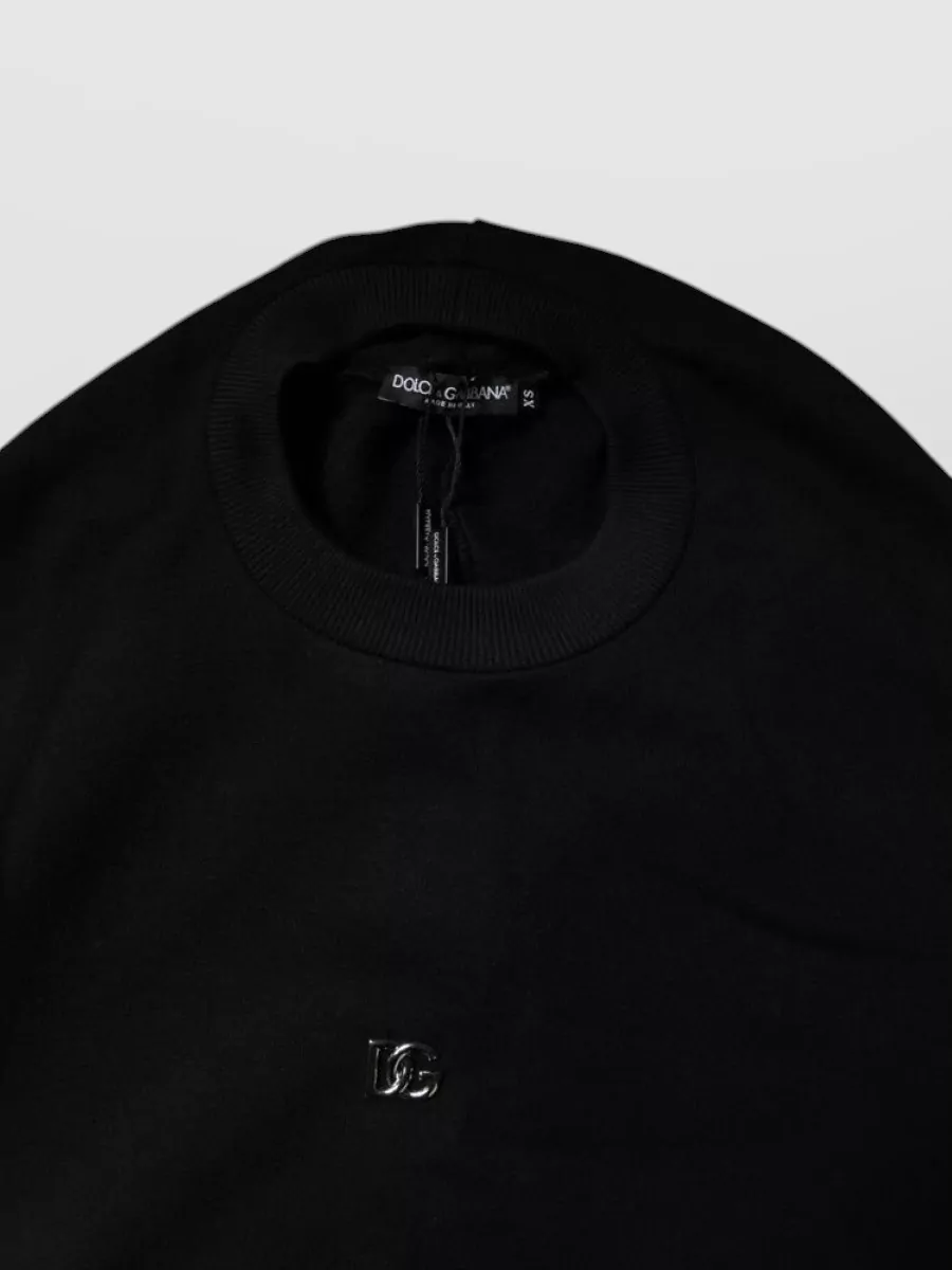 Dolce&Gabbana Cotton Crew Neck Sweatshirt