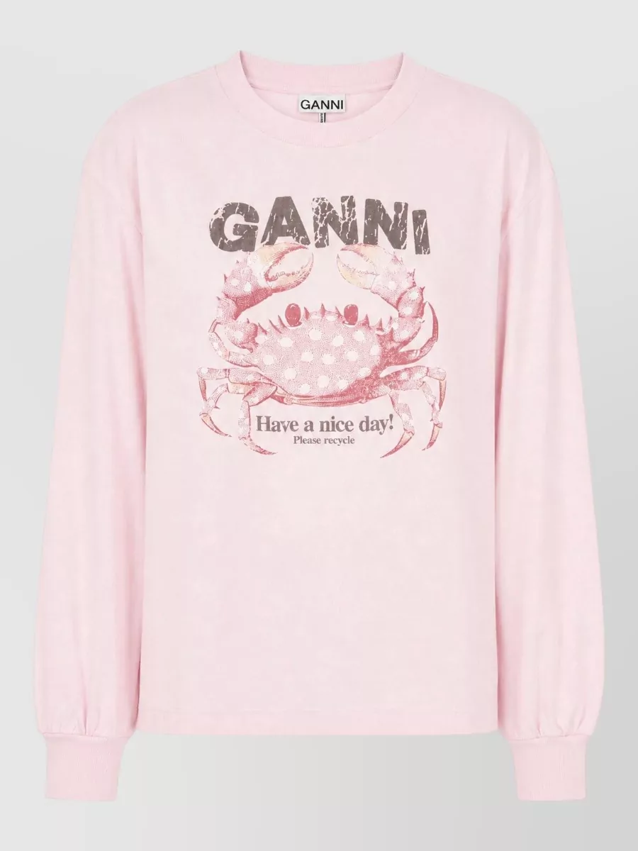 Ganni Cotton sweatshirt